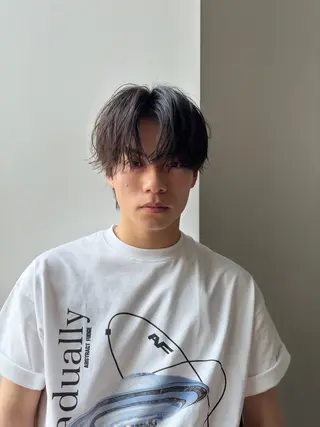 ショート December/jingumae所属・メンズパーマ 特化うえちりくのヘアスタイル