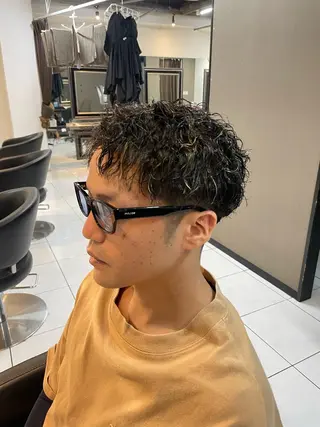 ショート カラー パーマ メンズ 🔥お値段以上🔥 メンズ特化たかひろのヘアスタイル