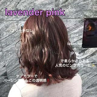 ミディアム カラー 赤み消し韓国ヘア レイヤー縮毛🤍渡邉のヘアスタイル