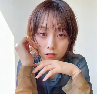 ショート シャドウパーマ/ 波巻パーマYu-Kiのヘアスタイル