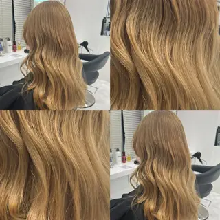 ロング カラー ブリーチなし特化 美容師💖SAE💖のヘアスタイル