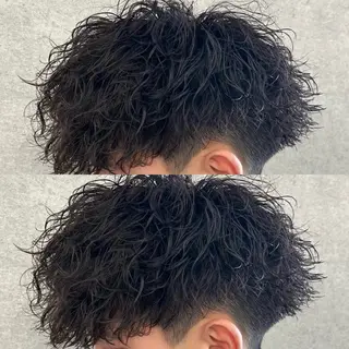 パーマ メンズ 渋谷サーフカール アメカジ美容師のヘアスタイル
