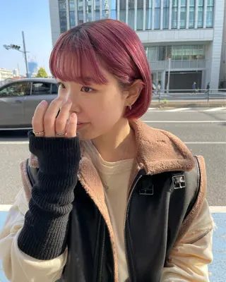 ショート カラー キッズ オトナヘア🌸 harukaのヘアスタイル