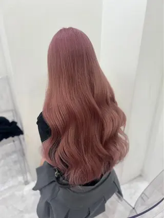 ミディアム カラー 🎀🧁ダメージレス 艶髪カラー🧁🎀のヘアスタイル