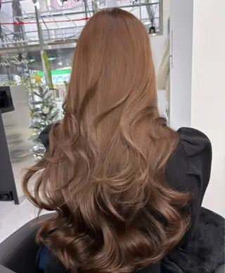 ロング カラー Ardore 韓国風カラー大阪のヘアスタイル