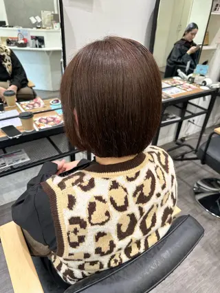 ミディアム 艶髪レイヤー上田 紗也🇰🇷💗のヘアスタイル