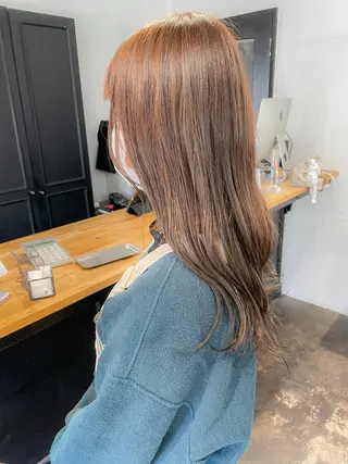 ロング カラー メンズパーマ メンズ特化ryoのヘアスタイル