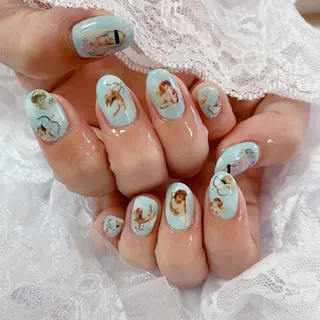 ネイル La neige* yuki 🥯🍑のネイルデザイン