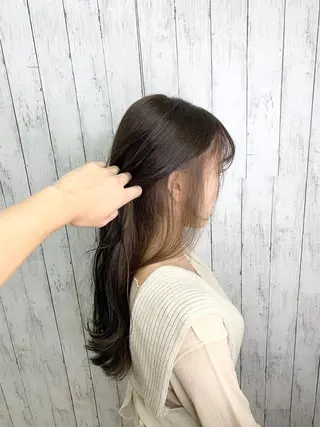 ロング 【清瀬】パサツキ 広がり改善川合剛史のヘアスタイル