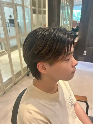 カラー パーマ メンズ 縮毛矯正/カット/ 韓国ヘア/蛯原🍤のヘアスタイル