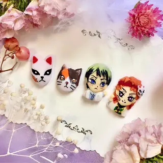 ネイル シェアサロンLei.g(レイジー)所属・3Dアートネイル💗 都築レナのネイルデザイン