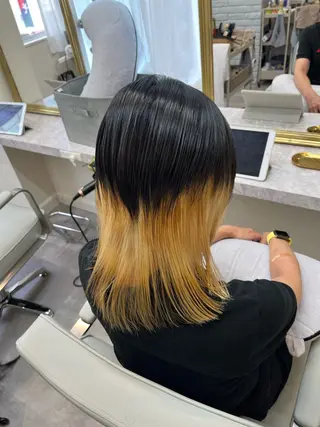 ミディアム カラー 中野  淳のヘアスタイル