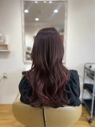 ロング カラー 髪質改善美容室Flat.千葉所属・トゥサリ/ 海外ヘア/レイヤーのヘアスタイル