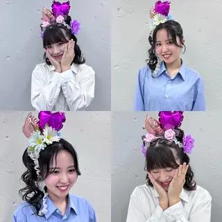 ヘアアレンジ 暖色カラー /ヘアアレンジ/花鈴のヘアスタイル