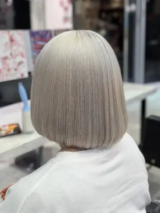 カラー ミディアム 推しカラー🦉にじさ んじカラー🌈🕒✨のヘアスタイル