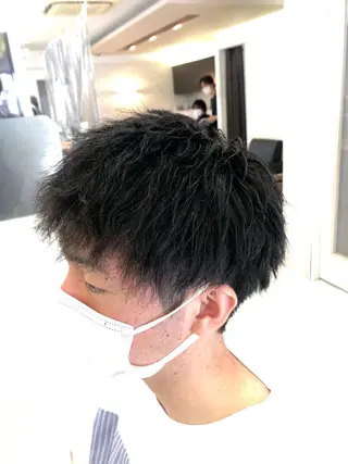 パーマ メンズ アグヘアーシータ所属・🤩メンズカット/ パーマ山本🤩のヘアスタイル