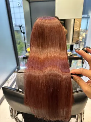 ロング SALOWIN心斎橋Suite店所属・洗っても取れない 髪質改善|OJIROのヘアスタイル