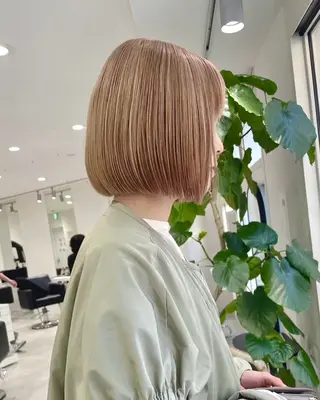 ショート カラー グレージュ/ベージュ /経堂/sana🌱のヘアスタイル