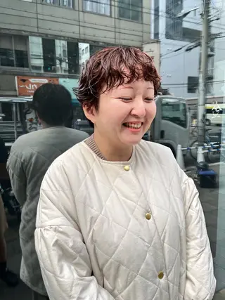 ショート パーマ ショート/パーマ/ カラー/FUKOのヘアスタイル