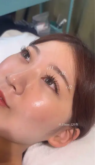 マツエク・マツパ ブリーチ/マツエク 𝓡𝓲𝓷🫧のマツエク・マツパデザイン