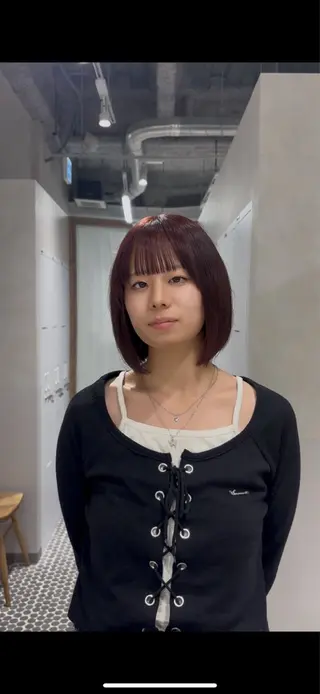 ミディアム 吉澤 愛心のヘアスタイル