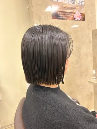ミディアム ふくどめ りなのヘアスタイル