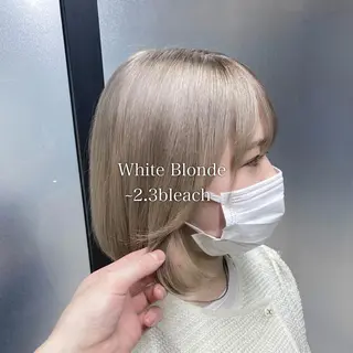 ショート カラー THESALONS所属・🤍ブリーチカラー /寄田龍樹🤍のヘアスタイル