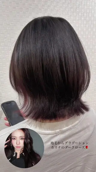 ショート カラー As hair所属・柔らか垢抜けｶﾗｰと ｶｯﾄ🫧ASUKAのヘアスタイル