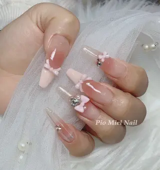 ネイル HANA 長さだしのネイルデザイン