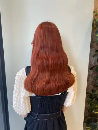 ロング カラー ヘアアレンジ 'AXIS nagoya所属・'AXIS江森 美空のヘアスタイル