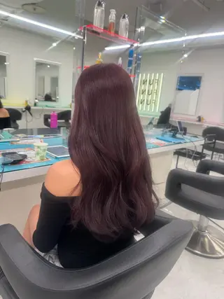 ロング カラー ダメージレスハイ トーン💖kanonのヘアスタイル