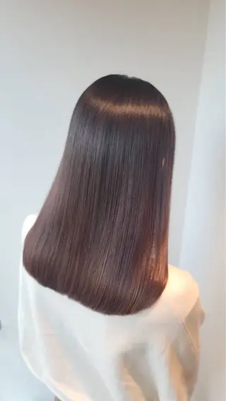 セミロング 💚ᩚMISAKI/ 艶髪カラー💚ᩚのヘアスタイル