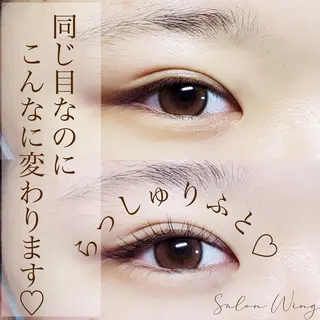 マツエク・マツパ Wing所属・wing rinaのマツエク・マツパデザイン