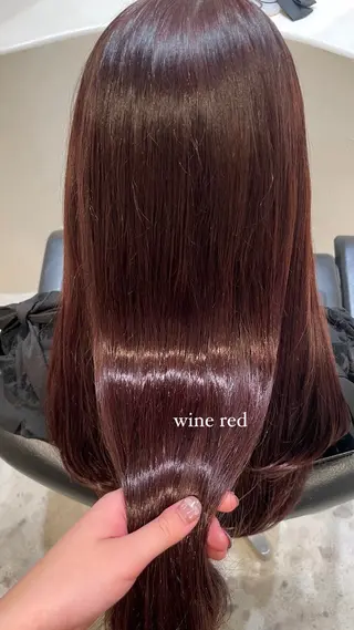 ロング カラー たかはし ゆうなのヘアスタイル