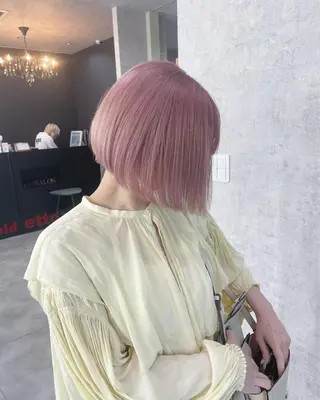 ショート カラー パーマ ヘアアレンジ 袴田 伊代のヘアスタイル