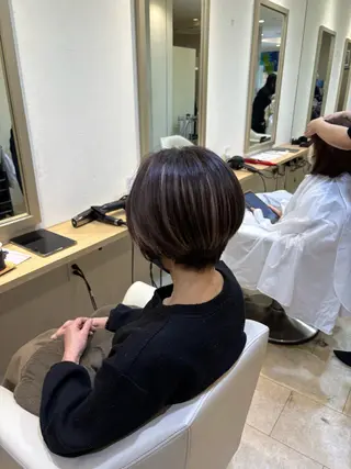 ショート カラー あいり 福岡美容師のヘアスタイル