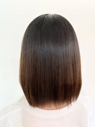 ミディアム amber池袋所属・美髪矯正・ブリーチ 矯正🫧秋元ゆたかのヘアスタイル