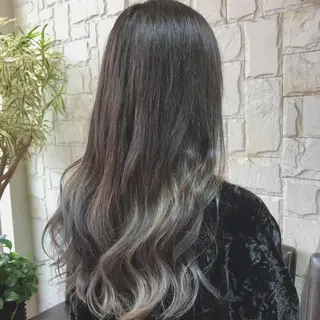 ロング カラー 🥛洒落髪小顔cut なら龍崎🥛のヘアスタイル