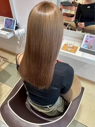 ロング カラー ブリーチなし艶カラー /いくののヘアスタイル