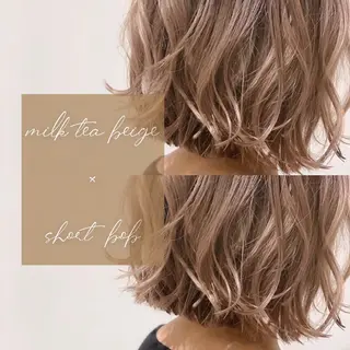 ショート カラー 川越 輝梨奈のヘアスタイル