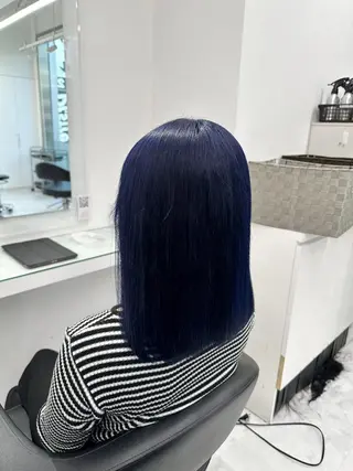 ロング カラー 💙ハイトーン韓国風 色白ヘア💙manaのヘアスタイル
