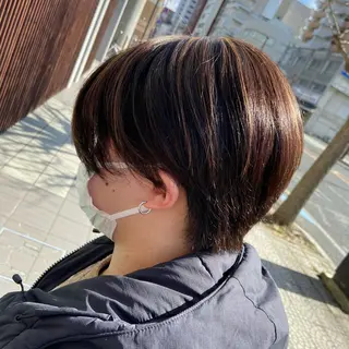 ショート カラー メンズ インナーカラー指名 No.1菊池柊真のヘアスタイル