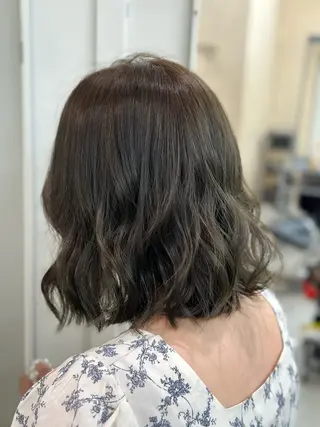ミディアム カラー 🤍透明感カラー🤍 Moeのヘアスタイル