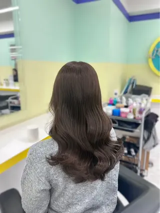 ロング カラー ヘアアレンジ 透明感/ブラウン 🧸ミディアム🧸のヘアスタイル