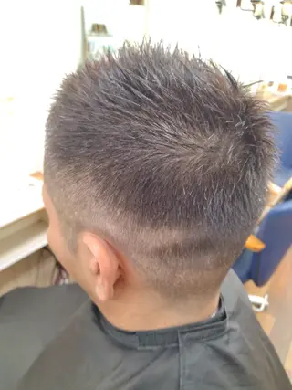 ショート メンズ ヘアアレンジ IDo21いど美容室 森長店長のヘアスタイル