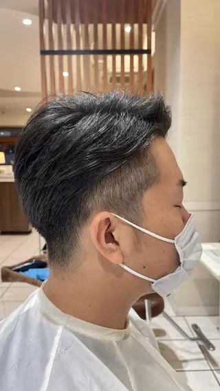 メンズ テラモト カズヨシのヘアスタイル