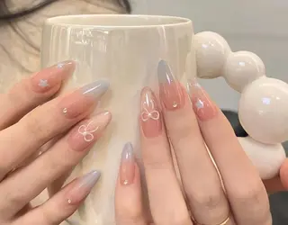 ネイル By moonネイル 🌷ワンホン/韓国風のネイルデザイン