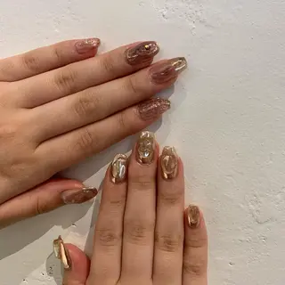 ネイル 【淡色color/ nail】maikoのネイルデザイン