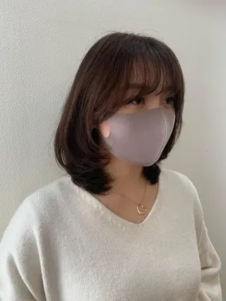 ミディアム 韓国🇰🇷髪質改善 Chisaki치사키のヘアスタイル