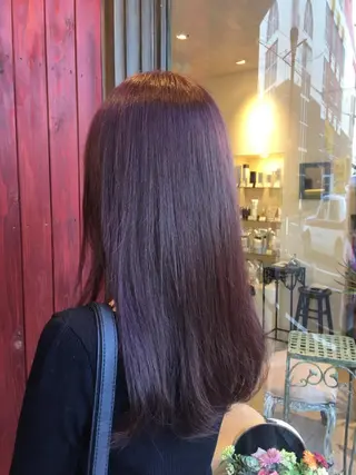 セミロング カラー プラーチェ 相模大野店所属・plaatje 義見のヘアスタイル